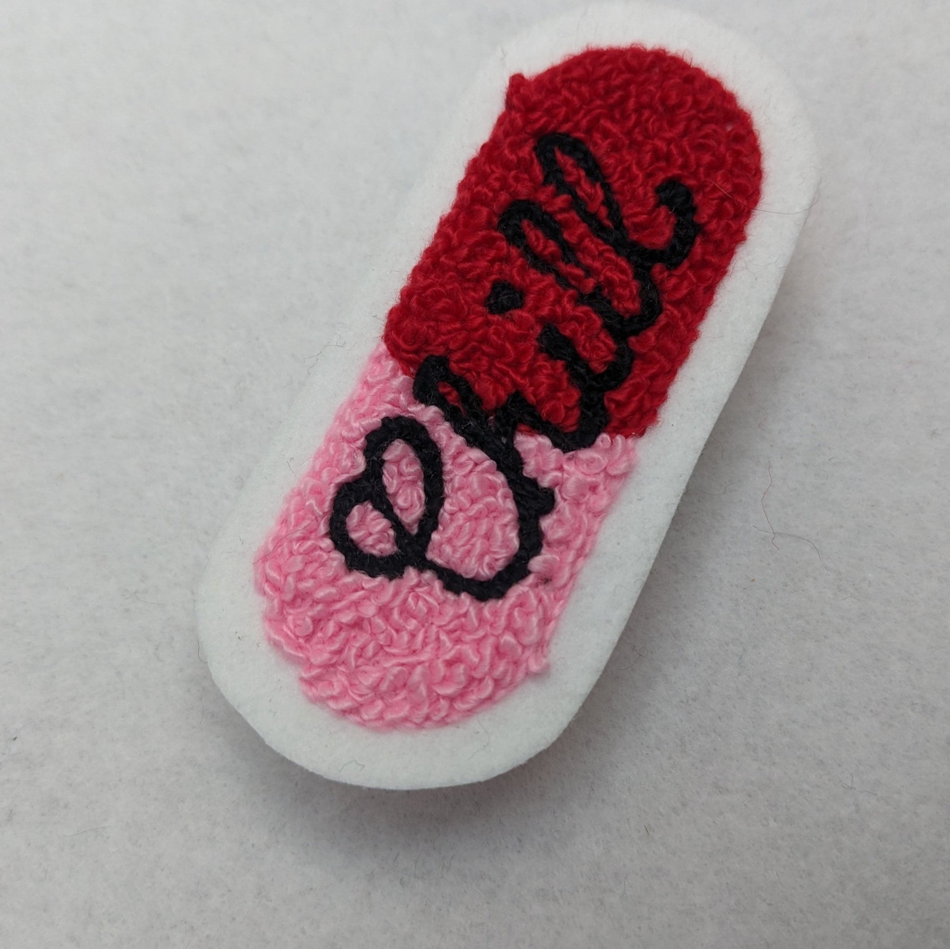 Chenille Chill Pill Patch - Sew On - Pinsetter Alley