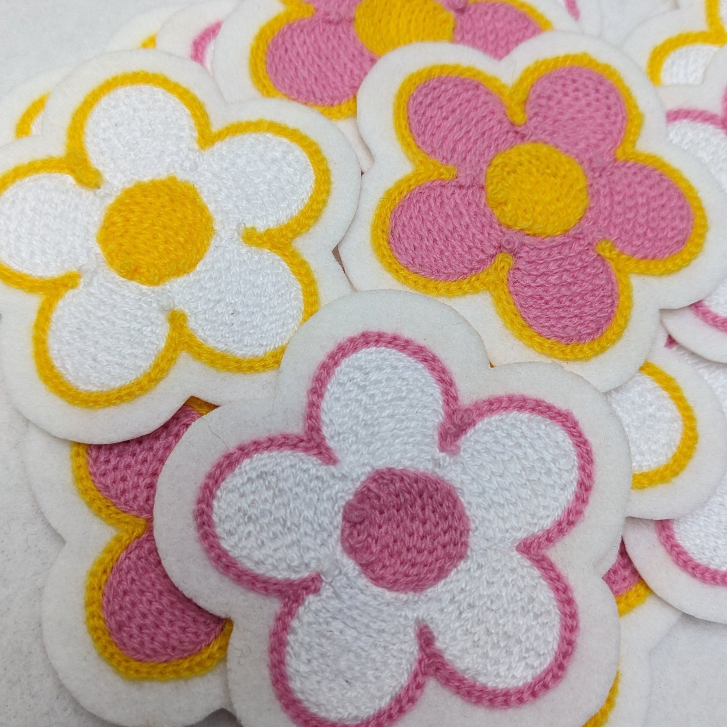 Chainstitch Daisy Patch - Sew On - Pinsetter Alley