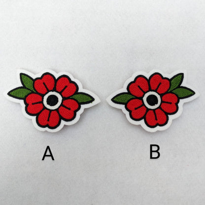 Chainstitch Flower Patch - Available in Different Colors - Sew On - Pinsetter Alley