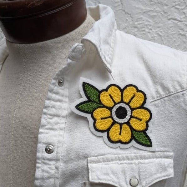 Chainstitch Flower Patch - Available in Different Colors - Sew On - Pinsetter Alley