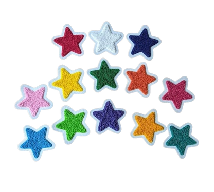 Star Chenille Patch - Sew On - Available In Different Colors!