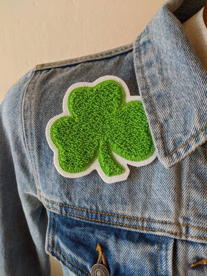 Chenille Patch - Lucky Clover Shamrock