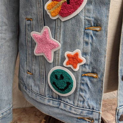 Tiny Star Chenille Patch - Sew On - Available In Different Colors!